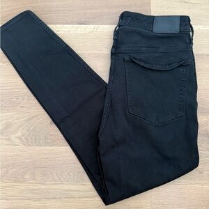 Madewell Black 10” High rise Skinny Jeans
